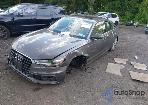 2012 Audi A6 z USA, uszkodzony, nr VIN WAUBGAFC8CN023297
